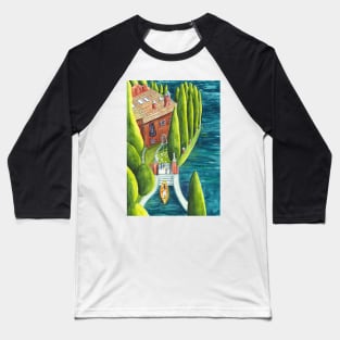 The Visit: Lake Como 5 Baseball T-Shirt